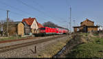 143 932-2 verlässt den Bahnhof Reußen auf Gleis 2.

🧰 S-Bahn Mitteldeutschland (DB Regio Südost)
🚝 S 37912 (S9) Eilenburg–Halle(Saale)Hbf
🚩 Bahnstrecke Halle–Cottbus (KBS 219)
🕓 25.2.2021 | 13:13 Uhr