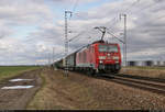 Gemischter Gz mit 189 010-2 (Siemens ES64F4) unterwegs in Peißen Richtung ZBA Halle (Saale).

🧰 DB Cargo
🚩 Bahnstrecke Halle–Cottbus (KBS 219)
🕓 6.3.2021 | 15:02 Uhr