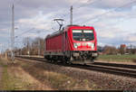 187 103-7 als Tfzf unterwegs bei Zwebendorf Richtung ZBA Halle (Saale).