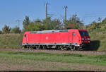 185 352-2 als Tfzf unterwegs am unbeschrankten Bahnübergang Zöberitzer Weg in Halle (Saale) Richtung Delitzsch.

🧰 DB Cargo
🚩 Bahnstrecke Halle–Cottbus (KBS 219)
🕓 9.10.2021 | 13:52 Uhr