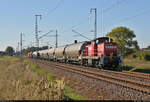 Nachschuss auf 294 587-1 (294 087-2 | 290 087-6 | DB V 90) am Ende eines gemischten Gz mit 185 359-7, der in Peißen Richtung ZBA Halle (Saale) fährt.

🧰 DB Cargo
🚩 Bahnstrecke Halle–Cottbus (KBS 219)
🕓 9.10.2021 | 14:57 Uhr