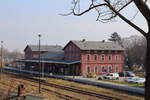 Bahnhof Kamenz, aufgenommen am 05.04.2016 von der Güterbahnhofstraße.