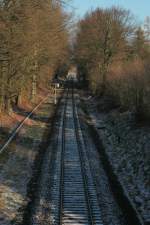 Winterlicher Einschnitt zwischen Pulsnitz und Kamenz. Zugelassen für 120 km/h
14.01.2016 11:01 Uhr.Standort der Fotografen auf der Straßenbrücke.