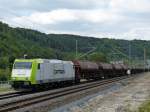 185 505 der Captrain (ITL) durchfhrt am 14.06.13 Knigstein.