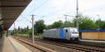 186 271-3 von Railpool kommt als Lokzug aus Bad-Schandau(D) nach Pirna(D) und fährt in Pirna(D) ein. 
Aufgenommen in Pirna(D). 
Bei Sommerwetter am Mittag vom 17.7.2015.