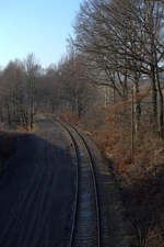 Nur noch für Übergabefahrten wird die Strecke Wilthen-Neustadt (Sachsen) genutzt.
Anschlußgleis zur Verladeanlage Steinbruch Oberottendorf. 14.01.2018 11:11 Uhr.