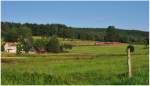 Abschied nehmen im Sebnitztal!?
Seit meinem letzten Upload mit dem Foto   H�nde weg vom S�chsische-Schweiz-Ring   h�ufen sich die schlechten Meldungen von der Strecke nun fast t�glich. Bei den Unwettern am 07./08. August wurden gro�e Teile der Linie zwischen Sebnitz und Bad Schandau zerst�rt. Bei Go�dorf Kohlm�hle wurden die Gleise untersp�lt und h�ngen auf einer L�nge von rund 20 Metern in der Luft. An einigen Br�cken im Sebnitztal gab es Aussp�lungen an Fundamenten und Widerlagern. Der Betrieb zwischen Sebnitz und Bad Schandau wurde bis auf weiteres eingestellt und auf Sebnitz-Neustadt beschr�nkt.
Vor 2 Tagen k�ndigte der Verkehrsverbund Oberelbe Streckenschlie�ungen und Ausd�nnungen des S-Bahn Verkehrs an. Grund sind die gescheiterten Verhandlungen mit dem Wirtschaftsministerium. Das Land will ab dem n�chsten Jahr 7,5 % weniger f�r den �PNV ausgeben. Somit steht eine Stilllegung der Strecke Neustadt-Bad Schandau neben 2 anderen in Sachsen ganz oben auf der Liste. Ob die DB die Sch�den im Sebnitztal nun noch beheben und den Zugverkehr erneut aufnehmen wird, steht in den Sternen. Bei dieser Gelegenheit m�chte ich mich auch bei allen bedanken, die meinem Aufruf zur Hilfe der Unterst�tzung der Stadt Sebnitz nachgingen und ihre Unterschrift zum Erhalt der Strecke abgegeben haben. Bisher sind es hier in der FC immerhin 25 Unterschriften geworden, rund 5000 sollen bei der Stadt Sebnitz wohl bisher eingegangen sein.
Jede weitere Unterschrift ist nat�rlich sehr willkommen!
Foto: RB 17139 befindet sich am Abend des 19.08. bei Krumhermsdorf und wird in wenigen Minuten Neustadt erreichen. Es w�re sehr traurig wenn es im Sebnitztal nichtmal mehr f�r ein paar Abschiedsfotos des Bahnverkehrs reichen w�rde...