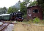 50 3616-5 des VSE Schwarzenberg am 20.8.2006 bei der Einfahrt in den Bf.D�rrr�hrsdorf 