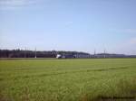 101 070-1  Die Adler Mannheims  auf der KBS 250 in H�he 122,8 mit InterCity 2353 von Halle(Saale)Hbf nach Stralsund.
