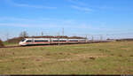 Nachschuss auf den XXL-ICE 812 086-7 (Tz 9486) bei Hohenthurm.
