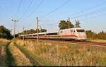 Nachschuss auf 401 081-5 (Tz 181  Interlaken ) bei Hohenthurm.