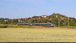 S-Bahn im Doppelpack: Zwei 1442 (Bombardier Talent 2) haben Landsberg (Saalekreis) verlassen.