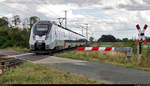 Nachschuss auf 1442 802 (Bombardier Talent 2) in Güterglück.

🧰 Elbe-Saale-Bahn (DB Regio Südost)
🚝 RE 16119 (RE13) Magdeburg Hbf–Leipzig Hbf
🚩 Bahnstrecke Biederitz–Trebnitz (KBS 254)
🕓 23.8.2020 | 14:50 Uhr