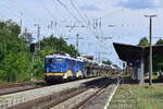 140er im Doppelpack. 140 774 und 140 759 ziehen einen Autozug durch Gommern in Richtung Magdeburg.

Gommern 18.07.2023