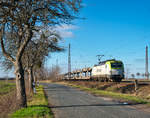 Captrain 193 893 am 05.02.2020 in Güterglück.