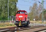 Nachdem Gleis 1 wieder frei war durfte auch 261 021-0 sich wieder auf den Weg nach Magdeburg machen.