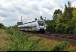 1442 305 (Bombardier Talent 2) der Elbe-Saale-Bahn (DB Regio Südost) als RE 16106 (RE13) von Leipzig Hbf nach Magdeburg Hbf fährt in Gommern auf der Bahnstrecke Biederitz–Trebnitz (KBS 254).
[10.8.2019 | 10:26 Uhr]