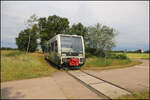 LVT 672913–0 ist hier am 21.06.2026 um 10.27 Uhr am Haltepunkt ADRIA unterwegs nach W�rlitz.