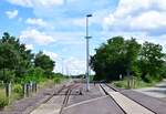 Am Ende der Strecke befindet sich der Bahnhof Altengrabow.