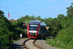 Seit Dezember verkehrt die Hanseatische Eisenbahn auch Hans auf den Linien RB33 und RB34 mit ehemaligen HEX Lint.