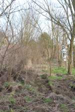 1.3.2014 Finowfurt. Nichts mehr zu pfeifen gibt´s bei der Eberswalde-Finowfurter Eisenbahn am BÜ Melchower Straße.