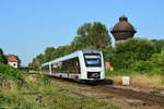 1648 401 hat soeben mit 1648 423 in Blumenberg gekreuzt und fährt nun weiter gen Magdeburg.