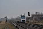 1648 416 fährt in Bernburg-Friedenshall aus und erreicht in Kürze den nächsten Halt Baalberge.

Bernburg 01.03.2019