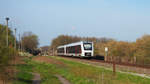 Nachschuss auf den seit dem 24.4.21 via Dessau umgeleiteten HBX (Harz-Berlin-Express) von Abellio mit Fahrtziel Goslar.