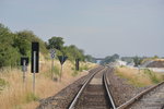 Blick vin Staßfurt nach Schönebeck.