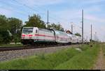 146 557-4 DB als IC 2037 (Linie 56) von Norddeich Mole nach Leipzig Hbf fährt in Braschwitz auf der Bahnstrecke Magdeburg–Leipzig (KBS 340).
[10.5.2018 | 13:50 Uhr]