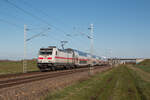 146 574-9 mit IC 2033 nach Leipzig in Schönebeck-Felgeleben.