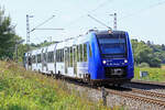  VLEXX 620 407 auf Werkstattfahrt am 25.08.2021 nördlich von Salzderhelden am BÜ 750, in Richtung Kreiensen