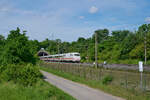 ICE-Triebzug 174 verlie� am 23.05.2026 den D�rnhagen-Tunnel bei Kassel.
