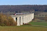 2 RAbe 501 als ECE 5 Hamburg Dammtor - Basel SBB am 21.Januar 2026 auf der Auetalbr�cke bei Kreiensen