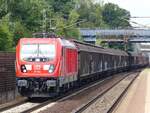 187 084 mit Güterzug in Dedensen=Gümmer, 31.07.18