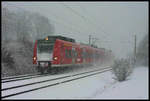 Am 8.2.2007 gab es nachmittags kurzzeitig einen heftigen Wintereinbruch.