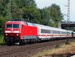 120 155 mit IC nach Amsterdam in Rheine=Bentlage, 22.07.16
