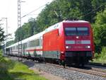 101 115 mit IC Amsterdam - Berlin in Rheine=Bentlage, 22.05.2022