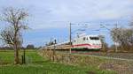 Tz 160 (DB 401 071/XXX)  Mülheim an der Ruhr  als ICE 929 Kiel Hbf - Nürnberg Hbf (Hüde, 02.02.2020)