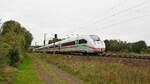 DB Fernverkehr Tz 9025 (412 025)  Nordrhein-Westfalen  als ICE 1020  Kieler Bucht  Passau Hbf - Kiel Hbf (Hüde, 16.10.2021).