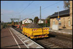 Diverse Baumaßnahmen finden hier u. a. am 15.10.2019 im Bahnhof Hasbergen statt.