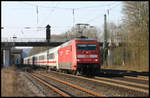 DB 101119 Preis kommt hier am 1.4.2007 mit einem IC in Richtung Osnabrück um 8.21 Uhr durch den Bahnhof Natrup Hagen.