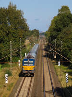 193 733 mit einem IC Berlin - Münster zwischen Ostbevern und Westbevern. Oktober 2024