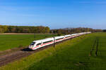 412 087 bei Gessel (Syke) auf der Rollbahn nach Bremen. 26.4.26