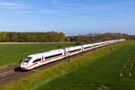 412 100 bei Gessel (Syke) auf der Rollbahn nach Bremen. 26.4.26