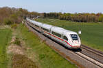412 079, ICE 4, auf der Rollbahn bei Gessel nach Osnabr�ck. 29.4.26