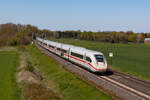 412 091, ICE 4, auf der Rollbahn bei Gessel nach Osnabr�ck. 29.4.26