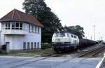 216 059 bei der Ausfahrt aus Sulingen nach Diepholz.