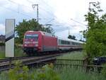 101 133 mit IC nach Norddeich=Mole am ehemaligen Bk Bentlage, 30.05.15