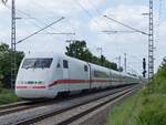 401 059 (BAD OLDESLOE) als ICE 1103 Norddeich=Mole - Stuttgart bei Salzbergen, 14.05.2022